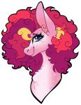  alpha_channel bust_portrait earth_pony equid equine erroremma female feral friendship_is_magic hasbro headshot headshot_portrait hi_res horse mammal my_little_pony pinkie_pie_(mlp) pony portrait redesign_pinkie_pie solo 