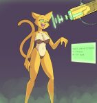  absurd_res anthro bethesda_softworks bodily_fluids bra breasts cleavage clothed clothing constructed_language domestic_cat drooling felid feline felis female fictional_language hi_res hypnosis katia_managan khajiit mammal mind_control panties prequel ringed_eyes saliva sauce-guy smile solo the_elder_scrolls underwear video_games webcomic 