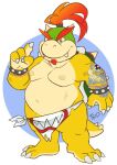  aged_up anthro bandanna belly big_belly bowser_jr. bracelet eyebrows facial_hair goatee grey_body hair jewelry kerchief koopa male mario_bros musclegut nintendo nipples orange_eyes pecs red_hair scalie slightly_chubby solo spiked_bracelet spikes tan_body tattoo tbid thick_eyebrows video_games yellow_body 