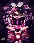  &lt;3 bodily_fluids callie_(splatoon) cephalopod clothing disembodied_tentacle drooling english_text eyewear fangs female genitals gesture hi_res humanoid humanoid_pointy_ears inkling kaijusundae marine mind_control mollusk nintendo not_furry penetration pseudo_hair pussy saliva solo splatoon sunglasses tentacle_bondage tentacle_hair tentacle_penetration tentacles text tongue tongue_out torn_clothing v_sign video_games 