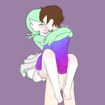  1:1 absurd_res adpz_cr butt clothed clothing duo female gardevoir hi_res human human_on_humanoid humanoid interspecies male male/female mammal nintendo not_furry pok&eacute;mon pok&eacute;mon_(species) pok&eacute;philia superabsurd_res video_games 