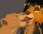  barbary_lion blush disney duo felid female french_kissing fur hair half_lidded_eyes happy kissing lion lynxbrush making_out male male/female mammal mane multicolored_body multicolored_fur multicolored_hair multicolored_mane nala open_mouth pantherine queen romantic royalty shaggy_fur shaggy_hair smile teeth teeth_showing the_lion_king the_lion_king_(original_character) tongue tongue_on_tongue tongue_out toony 