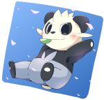  2021 ambiguous_gender anthro flower_petals fur hi_res leaf looking_at_viewer nintendo pancham paws petals pok&eacute;mon pok&eacute;mon_(species) smile solo tatu_wani_(artist) video_games 