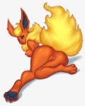  4:5 absurd_res anus breasts butt clitoris curvaceous curvy_figure eeveelution female flareon genitals hi_res invalid_tag lunarhoffen nintendo nude pinup pok&eacute;mon pok&eacute;mon_(species) pose pussy solo video_games voluptuous wide_hips 