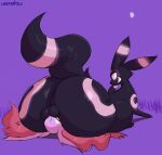  2021 alternate_color ambiguous_gender anthro anthro_on_feral backsack balls balls_on_face bestiality big_butt black_body black_fur butt delphox duo eeveelution facesitting fan_character feral fur genitals hi_res huge_butt inner_ear_fluff looking_back male male/ambiguous multicolored_body multicolored_fur nintendo nude pok&eacute;mon pok&eacute;mon_(species) purple_background purple_body purple_fur purple_sclera raised_tail rear_view red_body red_fur shiny_pok&eacute;mon simple_background tea_bagging tuft two_tone_body two_tone_fur umbreon unknown_character uromatsu video_games white_eyes 