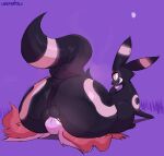  2021 alternate_color ambiguous_gender anthro anthro_on_feral backsack balls balls_on_face bestiality big_butt black_body black_fur bodily_fluids butt delphox duo eeveelution facesitting fan_character feral fur genitals hi_res huge_butt inner_ear_fluff looking_back male male/ambiguous multicolored_body multicolored_fur musk nintendo nude pok&eacute;mon pok&eacute;mon_(species) purple_background purple_body purple_fur purple_sclera raised_tail rear_view red_body red_fur shiny_pok&eacute;mon simple_background smile steam sweat sweaty_balls sweaty_butt sweaty_genitalia tea_bagging tuft two_tone_body two_tone_fur umbreon unknown_character uromatsu video_games white_eyes 