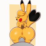  1:1 animated anus blackmore blush bodily_fluids butt clothing cosplay_pikachu_(character) cosplay_pikachu_(costume) duo erection female female_penetrated first_person_view from_behind_position genitals kanna_(joaoppereiraus) male male/female male_penetrating male_penetrating_female male_pov nintendo open_mouth penetrating_pov penetration penile penile_penetration penis penis_in_pussy pikachu pikachu_libre pok&eacute;mon pok&eacute;mon_(species) pussy raised_tail sex short_playtime sweat vaginal vaginal_penetration video_games 