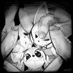  1:1 2021 absurd_res aggressive_retsuko ailurid anthro ball_gag big_penis bodily_fluids canid canine cervid double_v_sign drooling female fennec fenneko fox gag genital_fluids genitals gesture greyscale group group_sex hi_res male male/female mammal monochrome orgy penis penis_on_head precum red_panda retsuko saliva sanrio sex tsunoda v_sign vein veiny_penis xu53r 