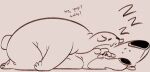  2021 anthro belly biped boo-boo_bear duo english_text eyes_closed hanna-barbera lying male mammal overweight overweight_male sketch sleeping text unknown_artist ursid yogi_bear yogi_bear_(character) 