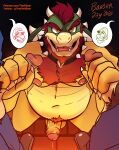  absurd_res anthro balls beard body_hair bowser bowser_day chest_hair collar facial_hair foreskin genitals group hi_res holding_penis horn human humanoid_genitalia humanoid_penis kneeling koopa luigi male male/male mammal mario mario_bros masturbation musclegut nintendo nipples open_mouth penis pubes scalie simple_background spiked_collar spikes thekinkybear uncut video_games 