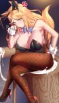  absurd_res animal_humanoid big_breasts bigshine000 blonde_hair blue_bow blue_eyes blush bodily_fluids breasts clothed clothing cross-popping_vein cuffs_(clothing) digital_media_(artwork) equid equid_humanoid equine equine_humanoid fake_ears fake_rabbit_ears female fishnet fishnet_legwear gold_city_(pretty_derby) hair hammer hi_res high_heels hip_grab horse_humanoid humanoid legwear leotard light_body light_skin long_hair mammal mammal_humanoid mochi sitting solo sweat tools uma_musume_pretty_derby 