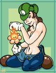  luigi nintendo outlaw_ink rule_63 super_mario_bros. 