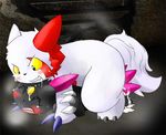  black_body black_eyes blush cum female fur male markings nintendo pok&#233;mon pokemon red_markings sneasel straight unknown_artist video_games white_fur zangoose 