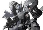  dual_wielding f-4j_gekishin gun highres holding holding_gun holding_weapon kawasemi_alter looking_at_viewer mecha muvluv muvluv_alternative no_humans science_fiction solo tactical_surface_fighter visor weapon white_background 