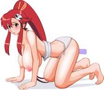  erotic_pose flying_tree_frog tengen_toppa_gurren-lagann tengen_toppa_gurren_lagann yoko_littner yoko_ritona 