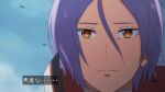  1boy check_translation eye_reflection frown julius_juukulius male_focus natsuki_subaru official_style purple_hair re:zero_kara_hajimeru_isekai_seikatsu reflection shake_sawa short_hair solo spoilers subtitled translation_request yellow_eyes 