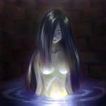  artist_request black_hair long_hair nude solo the_ring yamamura_sadako 