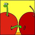  apple food inanimate tagme worm 