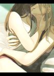  2girls blonde_hair breasts brown_hair cleavage commentary_request french_kiss hand_in_another&#039;s_hair hand_on_another&#039;s_back hand_on_another&#039;s_neck highres hoshizora_no_shita kiss large_hands letterboxed long_hair looking_down looking_up multiple_girls original signature tongue yuri 