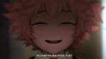  1girl ashido_mina black_sclera blurry blurry_background boku_no_hero_academia close-up closed_eyes colored_sclera colored_skin commentary crying derivative_work english_commentary english_text epaulettes greatm8 highres looking_down nakitai_watashi_wa_neko_wo_kaburu necktie parted_lips pink_hair pink_skin red_necktie school_uniform shirt short_hair solo subtitled tearing_up u.a._school_uniform white_shirt wing_collar 