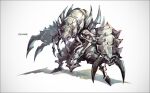  +_+ artist_name claws commentary_request full_body golisopod k-suwabe legs_apart looking_at_viewer no_humans pokemon pokemon_(creature) solo standing white_background 