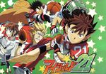  anezaki_mamori eyeshield_21 hiruma_yoichi kobayakawa_sena kurita_ryokan raimon_taro 