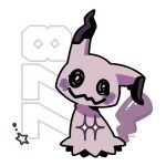  artsy-rc commission english_commentary full_body highres looking_at_viewer mimikyu no_humans pokedex_number pokemon pokemon_(creature) signature solo 