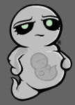  2019 ambiguous_gender belly big_belly digital_drawing_(artwork) digital_media_(artwork) duo female fetus frown ghost grumpy humanoid looking_at_viewer not_furry overweight pregnant pseudofaun signature simple_background spirit toony 