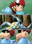  ash_ketchum catapult_beetle comic demona disney gargoyles nintendo pokemon pokerotica 