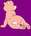  bear care_bears cheer_bear desiree_lee female looking_back lying mammal nude on_side pussy solo tongue tongue_out 