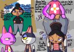 2022 ambiguous_penetration angry animal_crossing anthro balls black_balls black_body black_clothing black_eyes black_footwear black_fur black_shirt black_shoes black_topwear blue_eyes bob_(animal_crossing) bottomwear brown_belt brown_body brown_clothing brown_skin butt_slap clothed clothed_sex clothing cloud comic dipstick_tail domestic_cat english_text erection featureless_hands felid feline felis fellatio female flower footwear forced forced_oral fur genitals grass grey_bottomwear grey_clothing grey_pants group group_sex hair half-closed_eyes hand_on_butt hands_on_hips human instant_loss_2koma klutzatdusk long_hair male male/female mammal markings motion_lines multicolored_body multicolored_fur narrowed_eyes nintendo onomatopoeia open_mouth oral oral_penetration pants penetration penile penis pink_clothing pink_inner_ear pink_penis pink_shirt pink_topwear plant pockets punchy_(animal_crossing) purple_body purple_fur questionable_consent sex shirt shoes sky slap slap_(sound_effect) sound_effects spanish_text spitroast spots spotted_body spotted_fur t-shirt tail tail_markings talking_to_another talking_to_partner text threesome tied_hair topwear torn_bottomwear torn_clothing torn_pants trio two_tone_body two_tone_fur villager_(animal_crossing) whiskers white_body white_fur yellow_sclera
