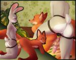 anal anal_penetration anthro balls blush bodily_fluids breasts butt canid canine deadash digital_media_(artwork) dildo disney dominant dominant_female duo erection female female_penetrating fox fur genital_fluids genitals grey_body grey_fur hi_res judy_hopps lagomorph leporid male male/female male_penetrated mammal nick_wilde nipples nude open_mouth orange_body penetration penis purple_eyes pussy rabbit red_fox sex sex_toy sex_toy_insertion size_difference strapon submissive submissive_male tail toying_partner zootopia