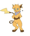 anthro bandanna blep female generation_1_pokemon kerchief nintendo pokemon pokemon_(species) raichu signature solo tongue tongue_out zappyrai zephyer6581