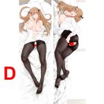  1girl anus ass bangs bed black_bow blush bow breast_press breasts censored girls&#039;_frontline grin hair_between_eyes hair_bow hair_ornament hairclip hand_on_own_stomach heart heart_censor large_breasts legs long_hair long_sleeves looking_at_viewer lying nipples no_bra no_scar on_back on_bed pantyhose pillow pink_eyes qi_yuan_zhi_yu seductive_smile shirt smile solo teeth torn_clothes torn_legwear twintails ump9_(girls&#039;_frontline) white_shirt 