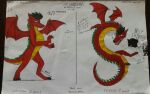 american_dragon:_jake_long anthro black_claws black_eyes black_hair claws disney dragon eastern_dragon furniture green_hair hair jake_long looking_at_another male paper red_body red_wings redesign simple_background solo table text todo_the_fox traditional_media_(artwork) white_background wings yellow_body yellow_skin
