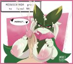 3_fingers anthro areola big_breasts big_nipples big_penis bodily_fluids breast_curtains breast_play breasts claws cum cum_on_breasts cum_on_face cum_on_head duo female fingers fur generation_9_pokemon genital_fluids genitals green_body green_claws green_fur hand_on_breast heart_symbol hi_res male male/female mask meowscarada multicolored_body narrowed_eyes negullust nintendo nipples penis pink_eyes pink_nose pokemon pokemon_(species) sex simple_background smile smirk speech_bubble titfuck two_tone_body