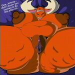 1:1 anthro becky_(johnny_bravo) bed belly big_belly big_breasts big_butt big_nipples breasts butt cartoon_network cellulite female furniture genitals hi_res huge_breasts huge_butt huge_thighs humanoid johnny_bravo_(series) nipples on_bed overweight overweight_female plump_labia possbooty pussy solo spread_legs spreading thick_thighs venus_figure