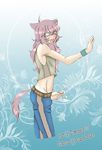  loveless male male_focus masturbation midriff pink_hair sagan_natsuo 