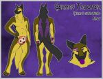  anthro canid canine canis censored censored_genitalia domestic_dog emoji german_shepherd german_trooper_(shepherdnaughty) herding_dog male mammal model_sheet nude pastoral_dog solo tattoo tongue tongue_out unknown_artist 