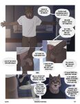  absurd_res anthro balls bottomless bottomless_male brown_body brown_fur butt canid canine canis casual_exposure casual_nudity clothed clothing comic dialogue domestic_dog duo echto english_text eyewear father_(lore) father_and_child_(lore) father_and_son_(lore) flaccid foreskin fur genitals glasses hi_res holding_penis long_foreskin looking_at_genitalia looking_at_penis male male/male mammal parent_(lore) parent_and_child_(lore) parent_and_son_(lore) penis presenting presenting_penis pubes retracted_foreskin shirt son_(lore) speech_bubble t-shirt text topwear touching_penis 
