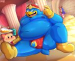  anthro avian bandana_waddle_dee big_butt bird butt duo genitals group hi_res king_dedede kirby kirby_(series) male male/male murderdroid_(artist) nintendo penis slightly_chubby slightly_chubby_male solo trio waddle_dee 