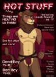 absurd_res anthro bedroom_eyes clothing cover english_text felid good_boy hi_res jockstrap lewd_latte lion magazine magazine_cover male mammal mane narrowed_eyes nipples pantherine seductive smile smiling_at_viewer smirk smirking_at_viewer solo tail tail_tuft text tuft underwear undressing