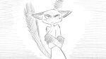 angry animal_crossing anthro blush crossed_arms dragonweirdo felid feline female fluffy fluffy_tail hi_res mammal markings mole_(marking) nintendo nude olivia_(animal_crossing) profanity solo tail