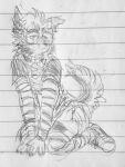 anthro bell bell_collar bracelet canid canine clothing collar eyewear felid feline femboy footwear glasses hi_res hirsch jewelry legwear male mammal shoes solo stockings