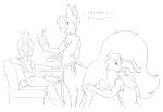  absurd_res anal anthro anthro_on_taur anus backsack balls biped bottomwear citra citra_taur clothed clothing dessert doughnut felid feline fingers food fur genitals group halbean hi_res horn interspecies kobold lynx male male/male mammal mammal_taur monochrome oral pants pastry pawpads perineum rimming scalie sex shirt tail taur topwear trio twerp_(halbean) 