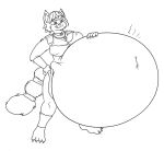  accessory anthro belly belly_expansion belly_fur belly_inflation breasts canid canine claws eggo21 expansion featureless_breasts female finger_claws fist_on_own_hip fox fur furgonomics hand_on_belly hand_on_hip inflated_belly inflation jewelry krystal_(star_fox) line_art mammal motion_lines navel navel_outline necklace nintendo obese obese_anthro obese_female overweight overweight_anthro overweight_female pose ring solo star_fox star_fox_adventures tail tail_accessory tail_jewelry tail_ring toe_claws tongue tongue_out tribal tribal_clothing 