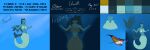  absurd_res anthro bared_teeth bbear big_breasts big_butt blue_body blue_eyes blue_hair blue_scales bra breasts butt cherith_(bbear) claws clothed clothing color_swatch dated description digital_media_(artwork) english_text evil_grin eyelashes female front_pussy genitals hair hi_res information information_section long_hair looking_at_viewer marine merfolk mermaid_tail model_sheet navel nightmare_fuel nipples nude pussy scales seashell_bra signature simple_background siren smile solo species_name split_form swimming tail teeth text underwater underwear water wide_hips 