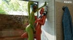  ahsoka_tano alien blue_eyes breasts butt butt_grab duo female female/female fingering green_body green_skin hand_on_butt hera_syndulla hi_res kirelics lekku_(anatomy) lips nipples nude shower star_wars star_wars:_the_clone_wars star_wars_rebels togruta twi&#039;lek 