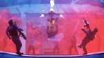  3d_(artwork) absurd_res akimbo android anthro armor assault_rifle balaclava blood blue_eyes bodily_fluids bottomwear broken_glass bulletproof_vest clothing cybernetic_arm cybernetic_limb digital_media_(artwork) dual_weapon falling fan_character felid female fur glass group guard gun hair headgear helmet hi_res human leopard ludexus machine mammal mask military night_vision nirvana_(ludexus) pantherine parking_garage ponytail prisoner ranged_weapon red_smoke references rifle robot shorts shotgun smoke soldier solo source_filmmaker_(artwork) tactical_gear warrior weapon white_body white_fur white_hair 