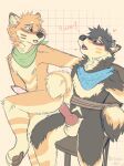 anthro bdsm bondage bound boyfriends by_(disambiguation) dominant duo erixalu genitals gift hi_res his invalid_color made male male/male misaki my penis position show sketch takumi to wants whatever with